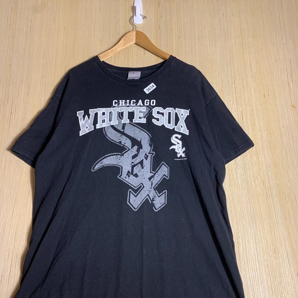 Chicago White Sox Shirt Adult Extra Large Black Short Sleeve Men's Graphic Print - Picture 5 of 16